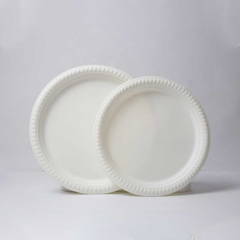Factory Price Biodegradable Corn Starch Microwaveable Frozen Food Meat Fruit Take Away Packaging Tray