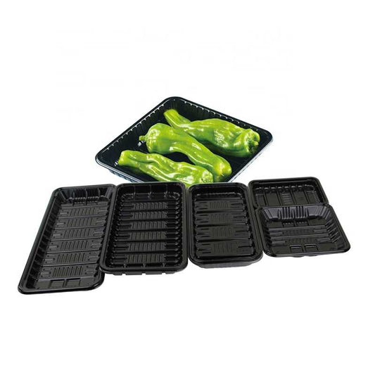 Disposable Plastic Pp Pet Packing Fruit Vegetable Meat Packaging Food Tray