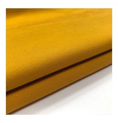 230GSM hot sale Sundial yellow trousers 97% cotton 3%spandex woven twill cotton fabric for clothing