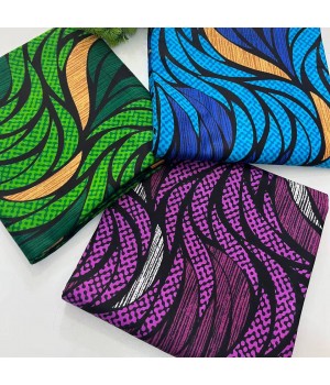 Top Quality Textile Cotton Ankara Fabric Africa Real Wax Print Design Ghana Wax African Print