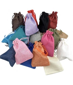 Natural Cotton Linen cloth Drawstrings Bags , 7sizes available ,24 colors supply in stock ,storage ,welcome to consult & order