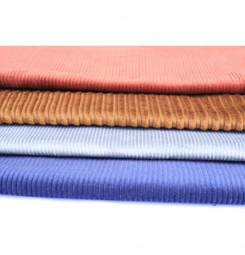 China Factory Supply Premium Quality Corduroy Cotton Fabric Solid And Yarn Plain Style Corduroy Fabric