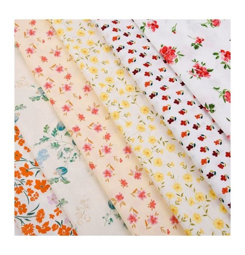 Flowered cotton material poplin by meters calico liberty london tana lawn cotton poplin printed cotton fabric for dresses