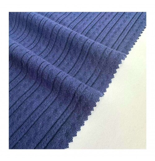 high quality 200gsm knitted warm soft 100% cotton Jacquard fabric for women dress and clothing