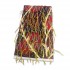 Shiny tassel wax fabric embroidered with sequin cotton fabric all over the body