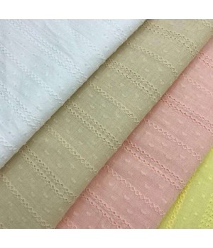 100% cotton yarn dyed jacquard shirting fabric stocklot cotton fabric