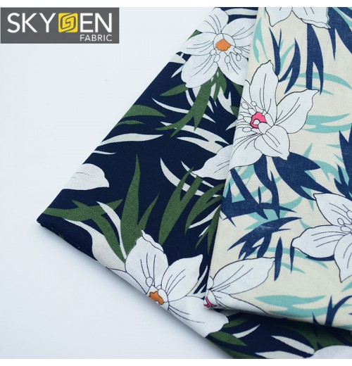 skygen new model african printed mechanical stretch japanese cotton fabric