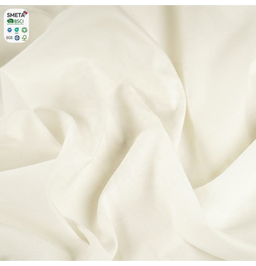 Medium Weight 60*60/200*98 Cotton Satin Fabric With Silvadur Home Textiles