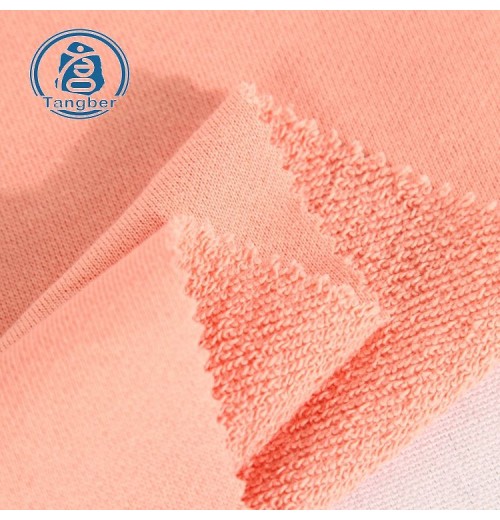 High Quality Knit Tracksuit Baby Cloth 100 French Cotton Terry Fabric