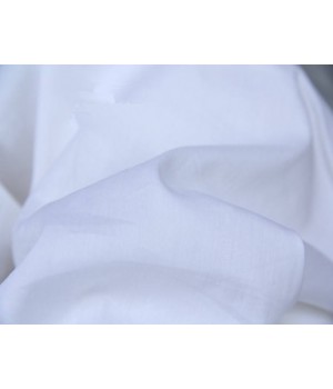 Percale Plain white 100% cotton fabric for hotel bed sheet