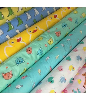 133*72 Twill Printed Cotton Fabric for Bed Linen Wholesale OEM Order