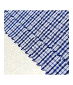 Factory 80% Polyester 20% cotton plaid yarn dyed check woven cotton fabric for men