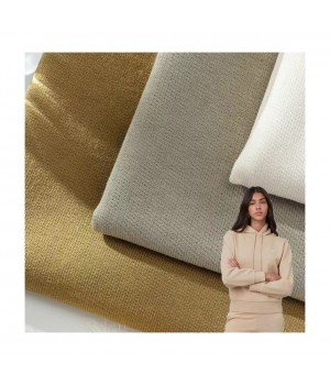 Wholesale 480Grams French Terry 100% Cotton Fabric Textile Raw Material Cloth Knitted Cotton Fabric Plain