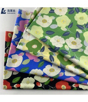 Hot Sale Tana liberty fabric london lawn Custom Floral Digital Print Flower 100% Cotton Fabric for Clothing