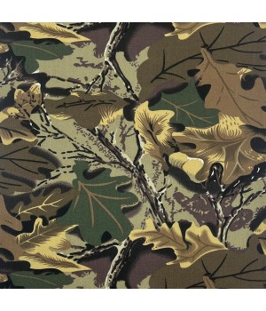 Textile fabric manufacturer wholesale 100%cotton natural realtree camo hunting camping woodland forest leaves camouflage fabric